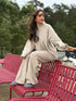 Knitted Set "AUTUMN E5389" - LIGHT BEIGE